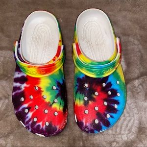 Tye-dye crocs!!!